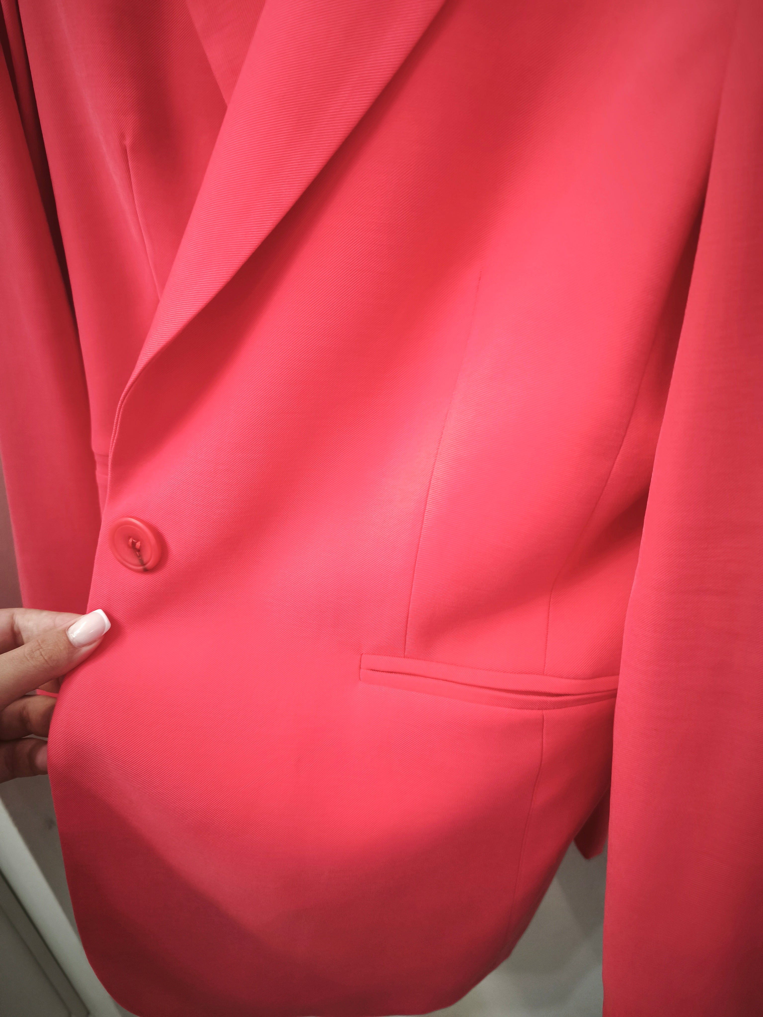 Blazer rosso corallo