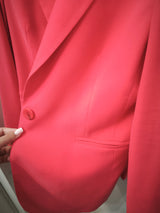 Blazer rosso corallo