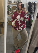 Camicia lunga fiore Soya