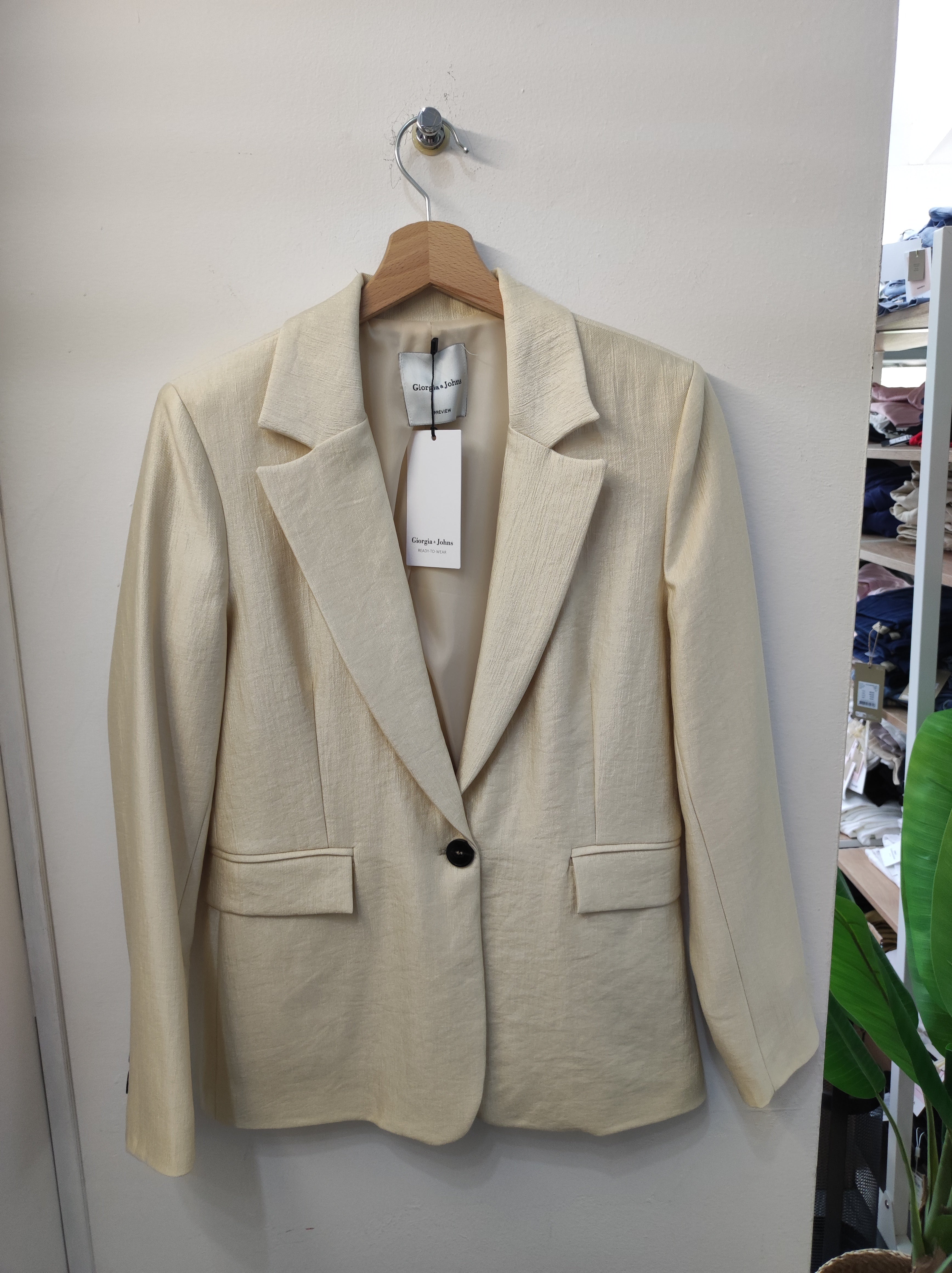 Blazer giallo burro