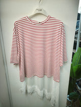 Maxi maglia riga