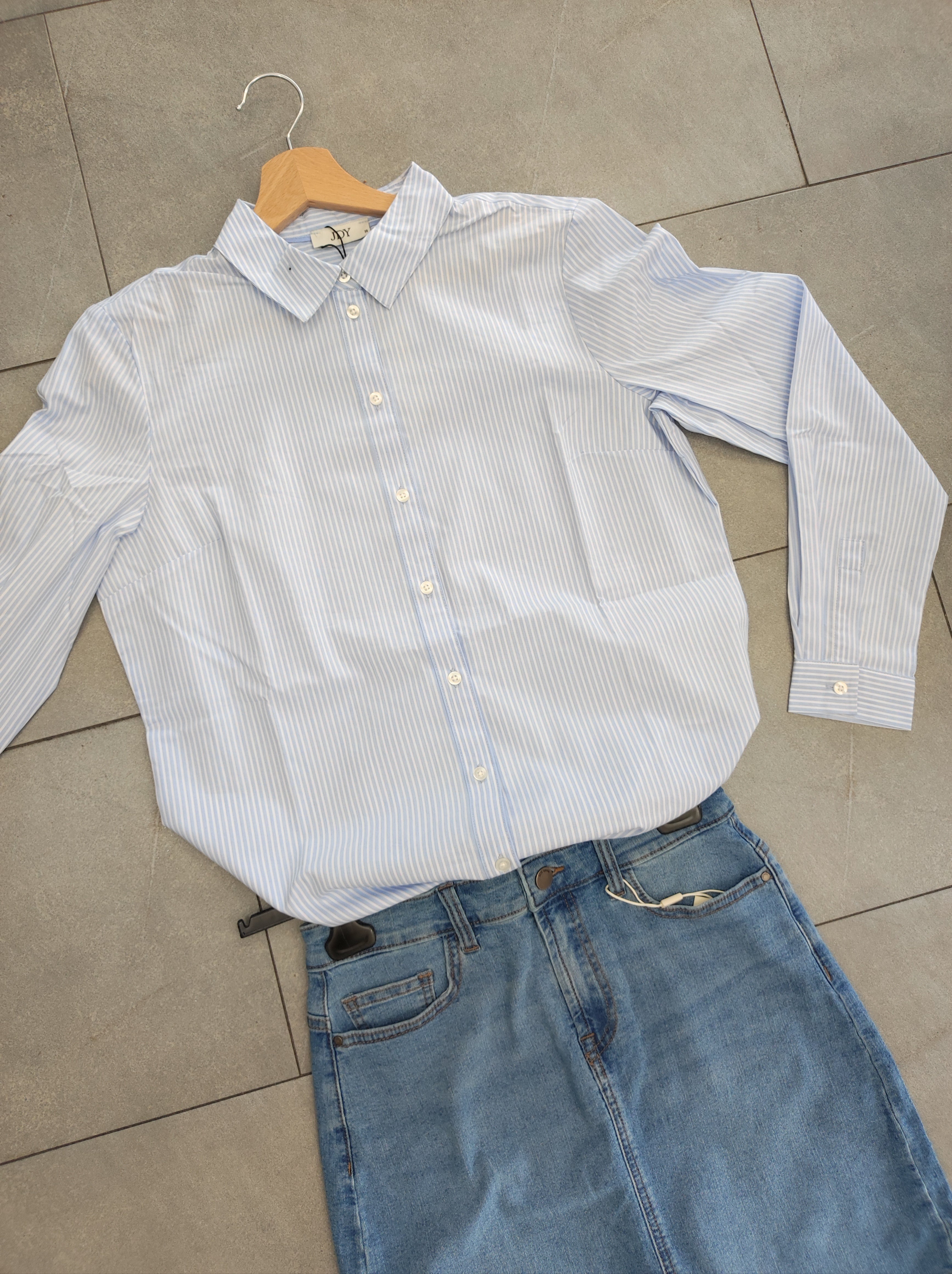 Camicia Blue White