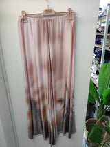 Pantalone midi largo in fondo
