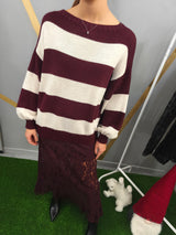 Maglione riga -flash feste-