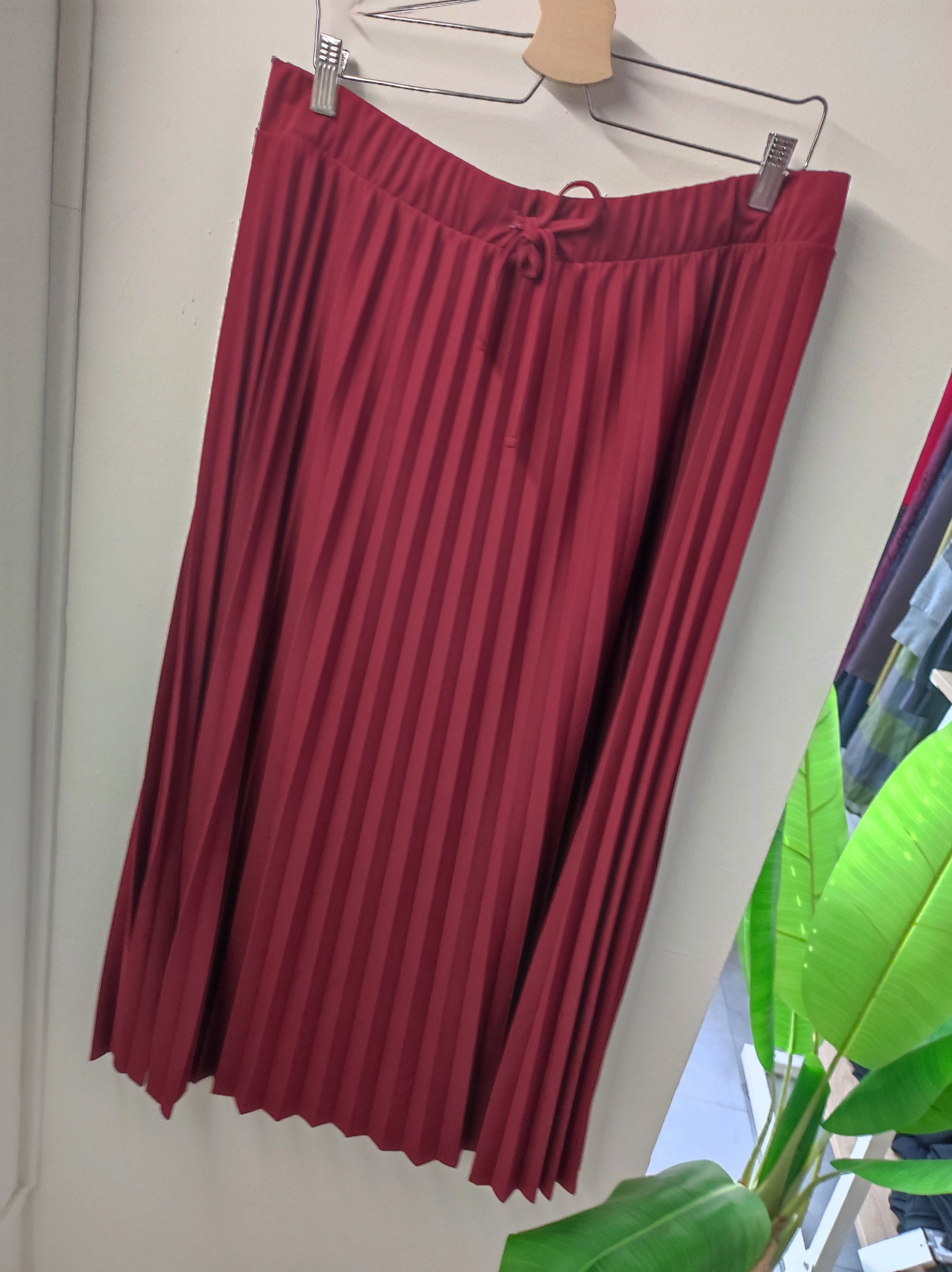 Gonna plissé con coulisee