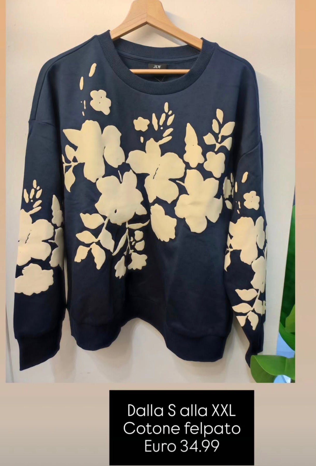 Felpa fiori new jdy