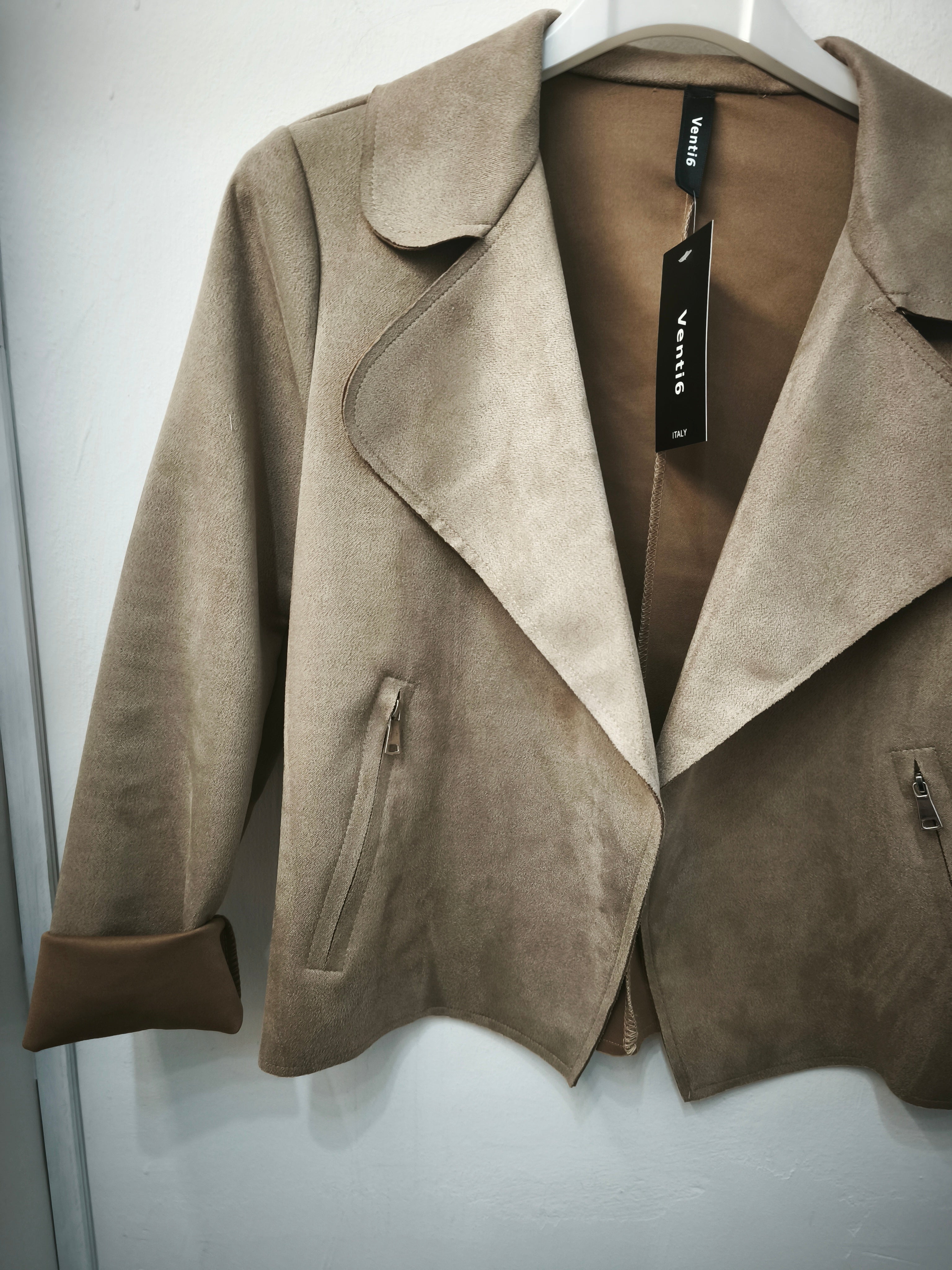 Giacca suede