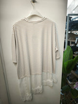 Maxi maglia riga