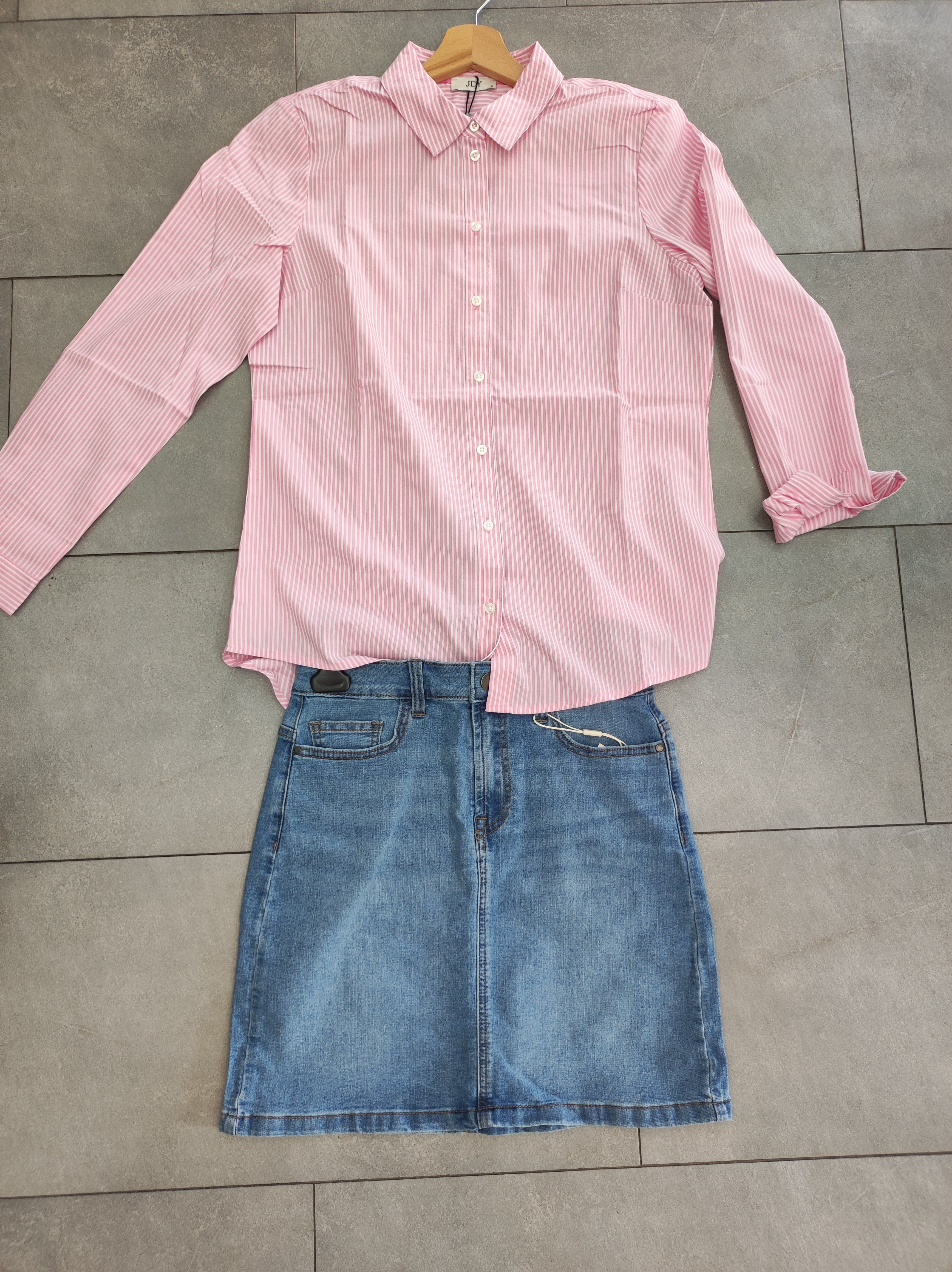 Camicia Pink White