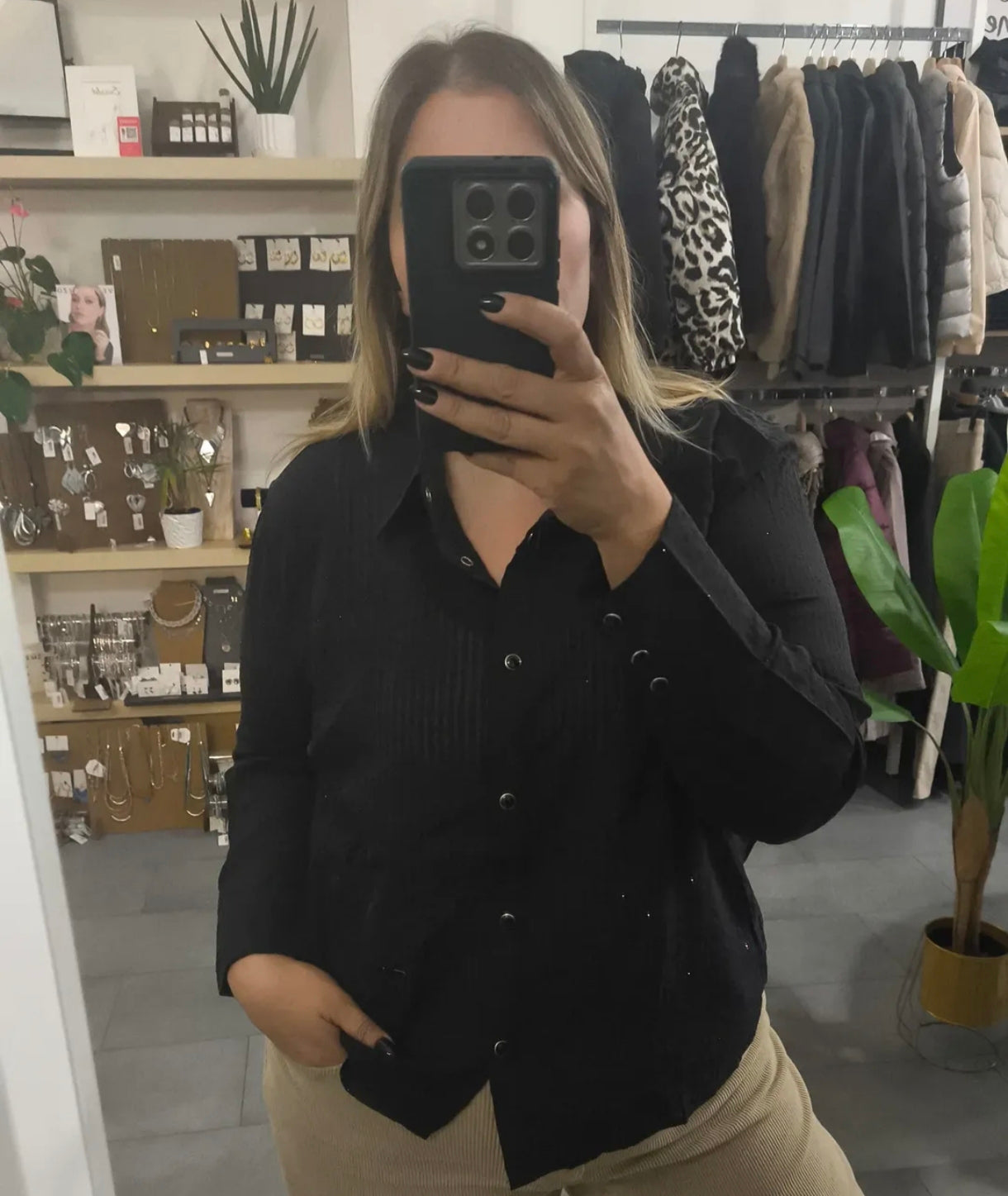 Camicia strass NUMPH