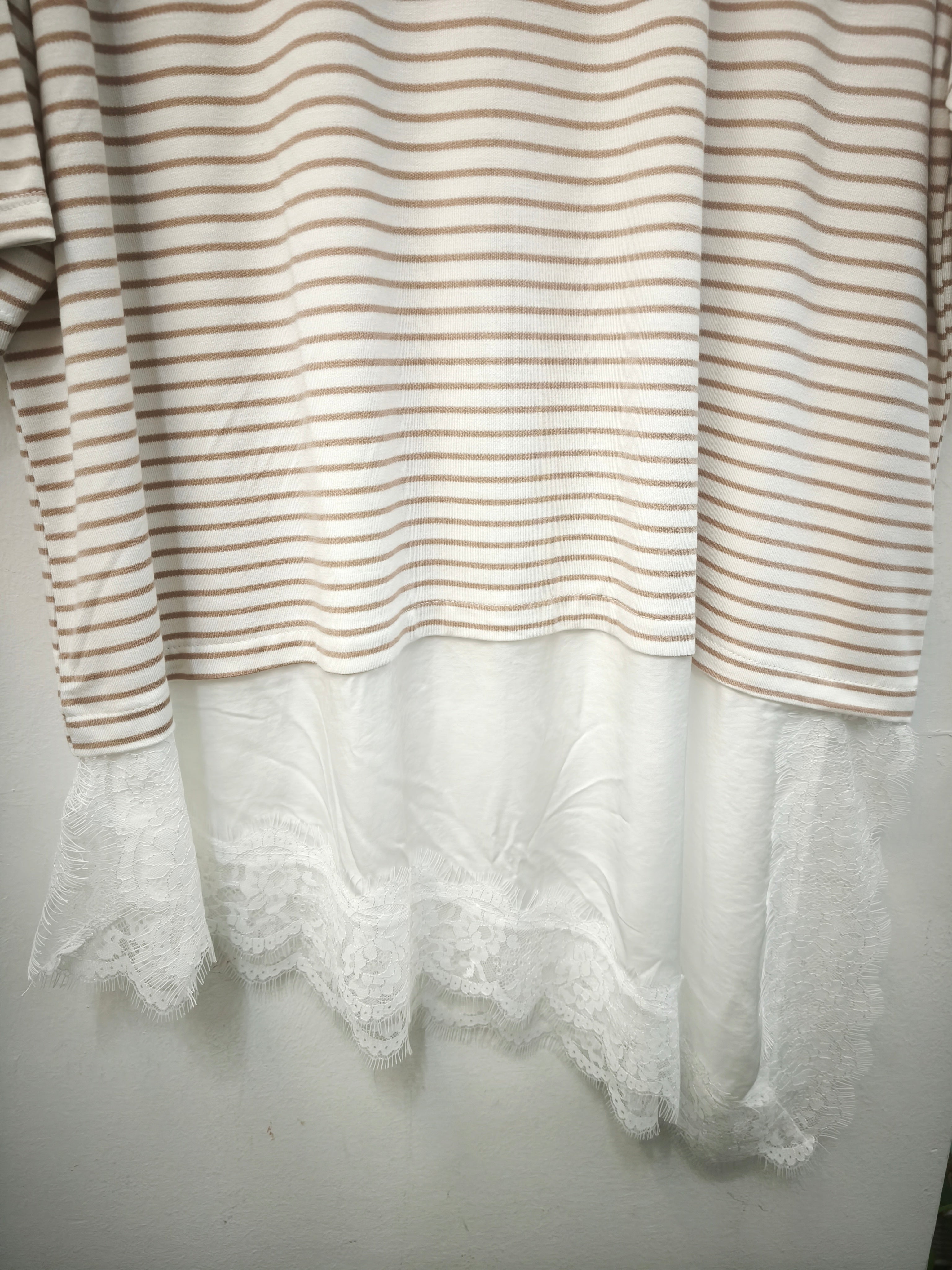 Maxi maglia riga