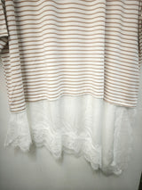 Maxi maglia riga