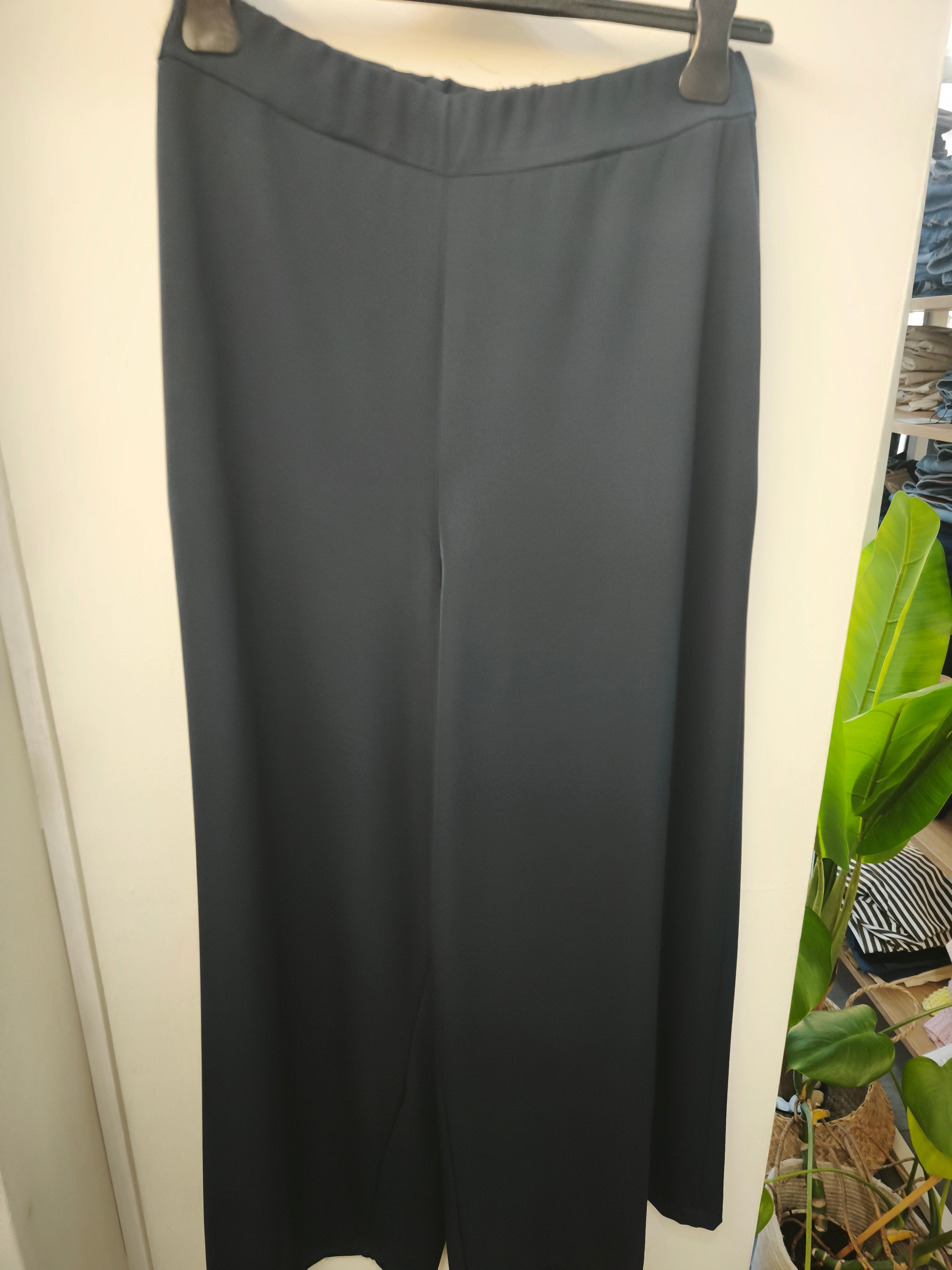 Pantalone fluido blu