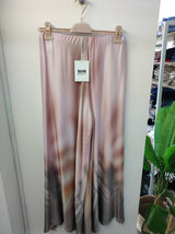 Pantalone midi largo in fondo