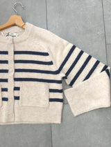 Cardigan righe