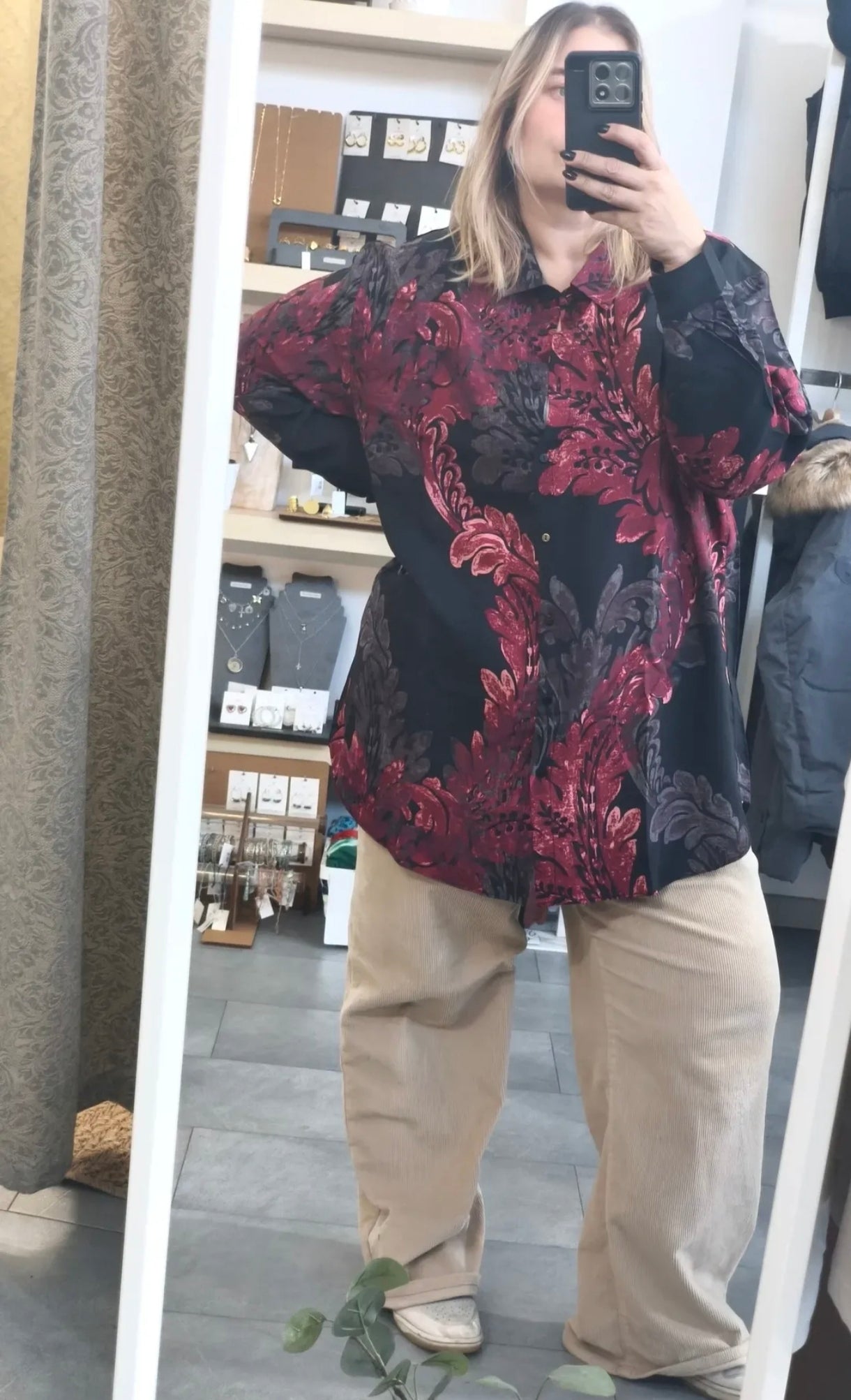 Camicia over fiore Soya