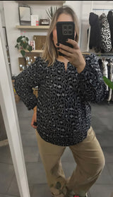 Camicia macula grigia Soya