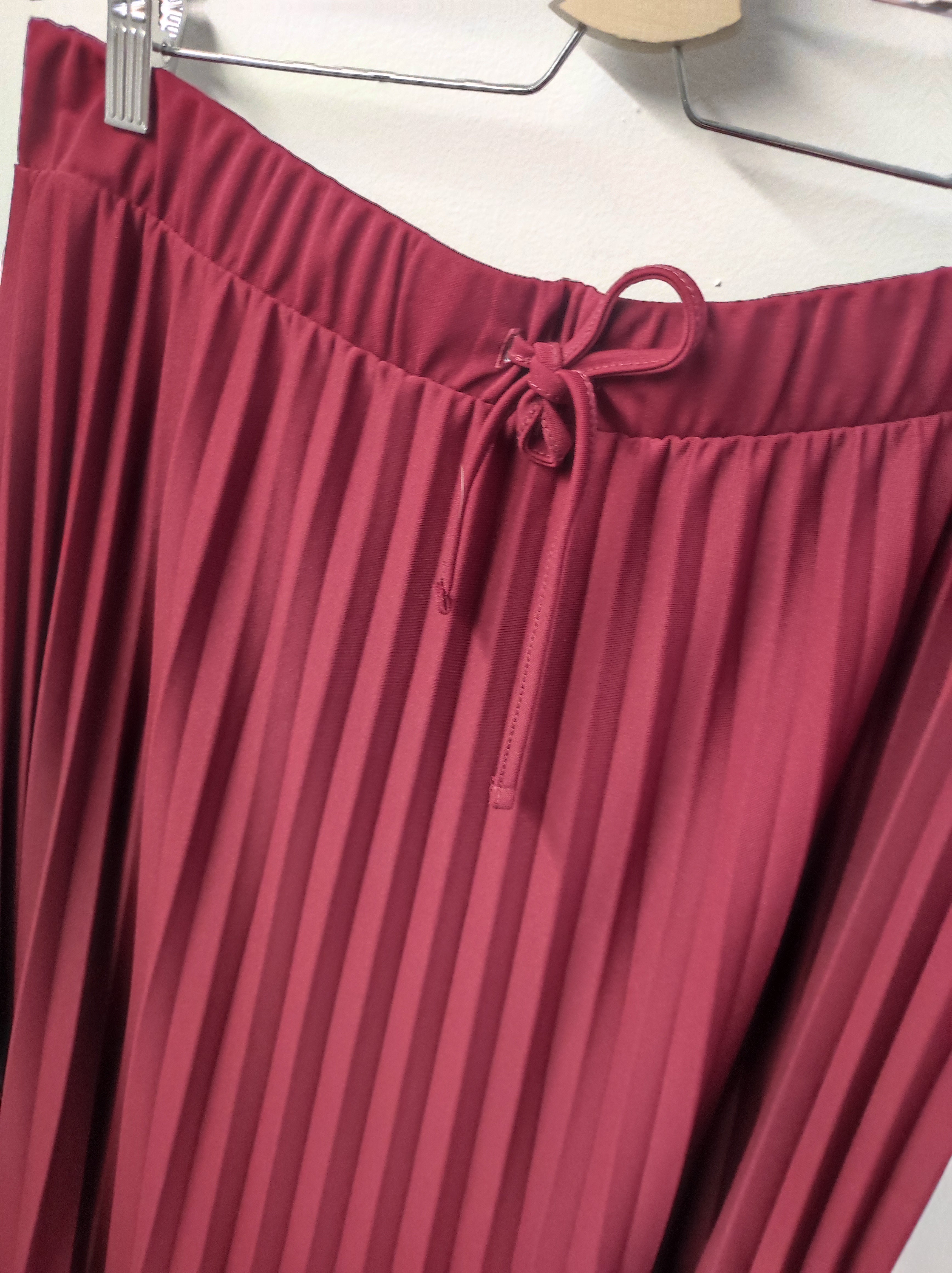 Gonna plissé con coulisee