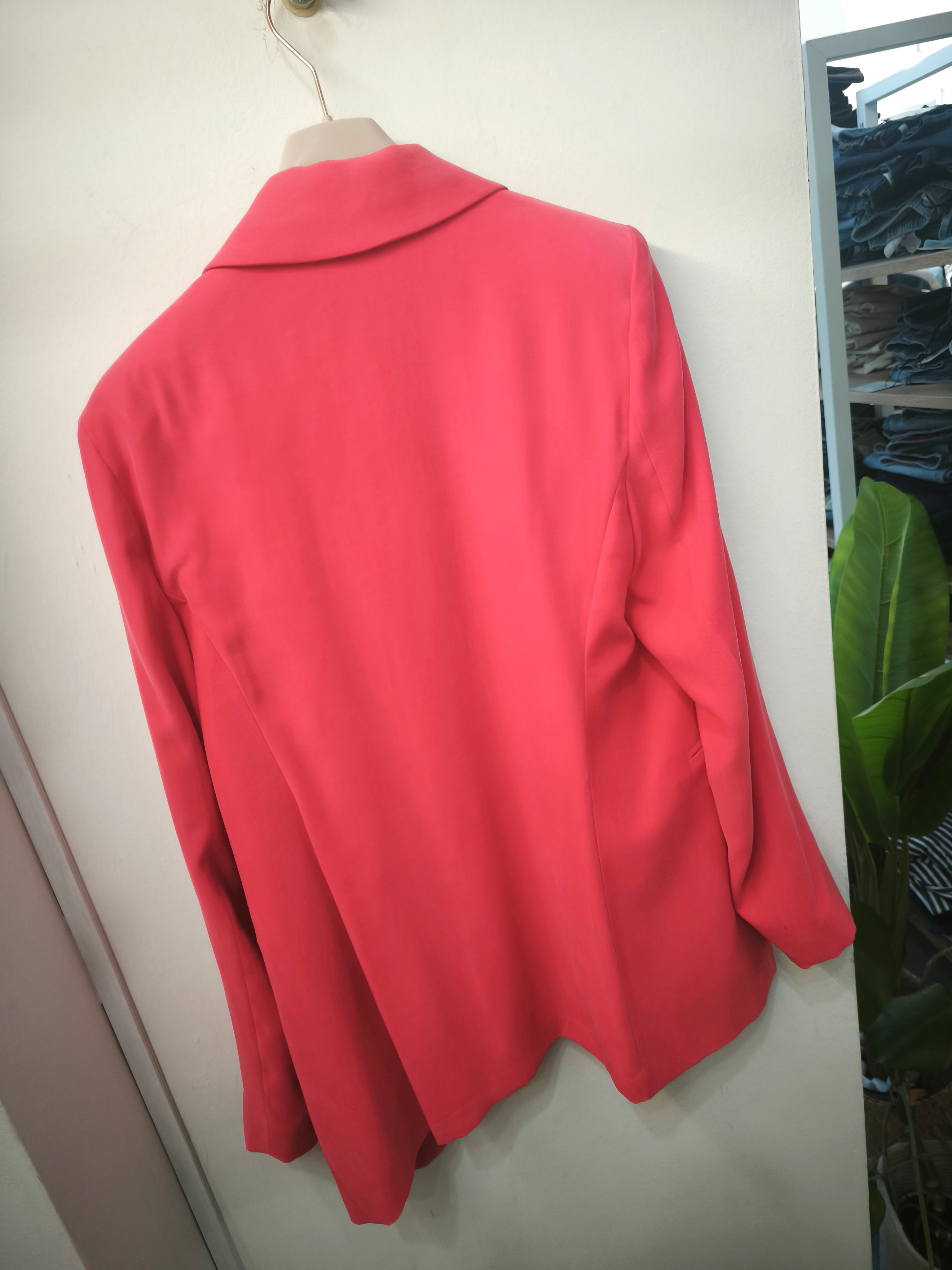 Blazer rosso corallo