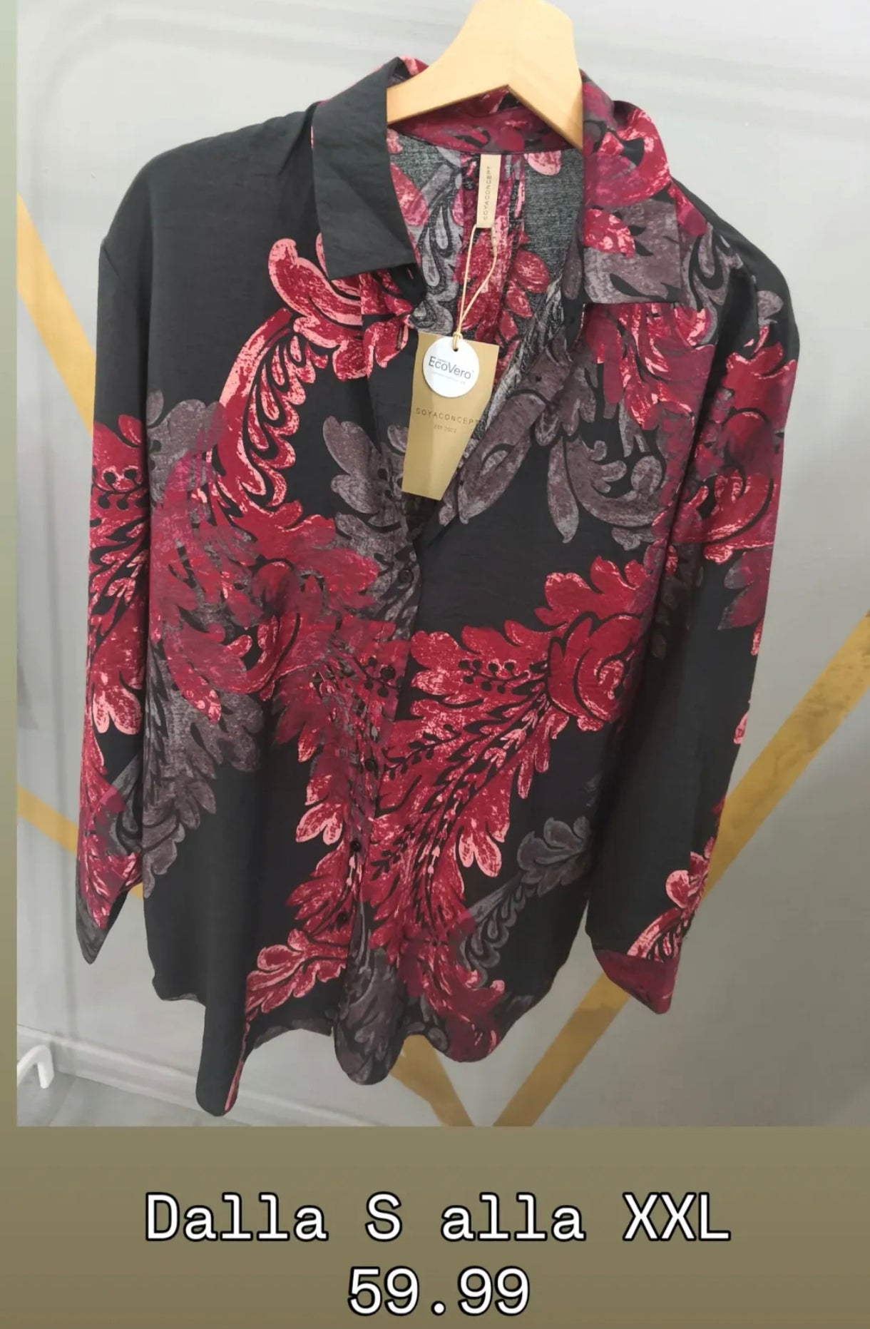 Camicia over fiore Soya