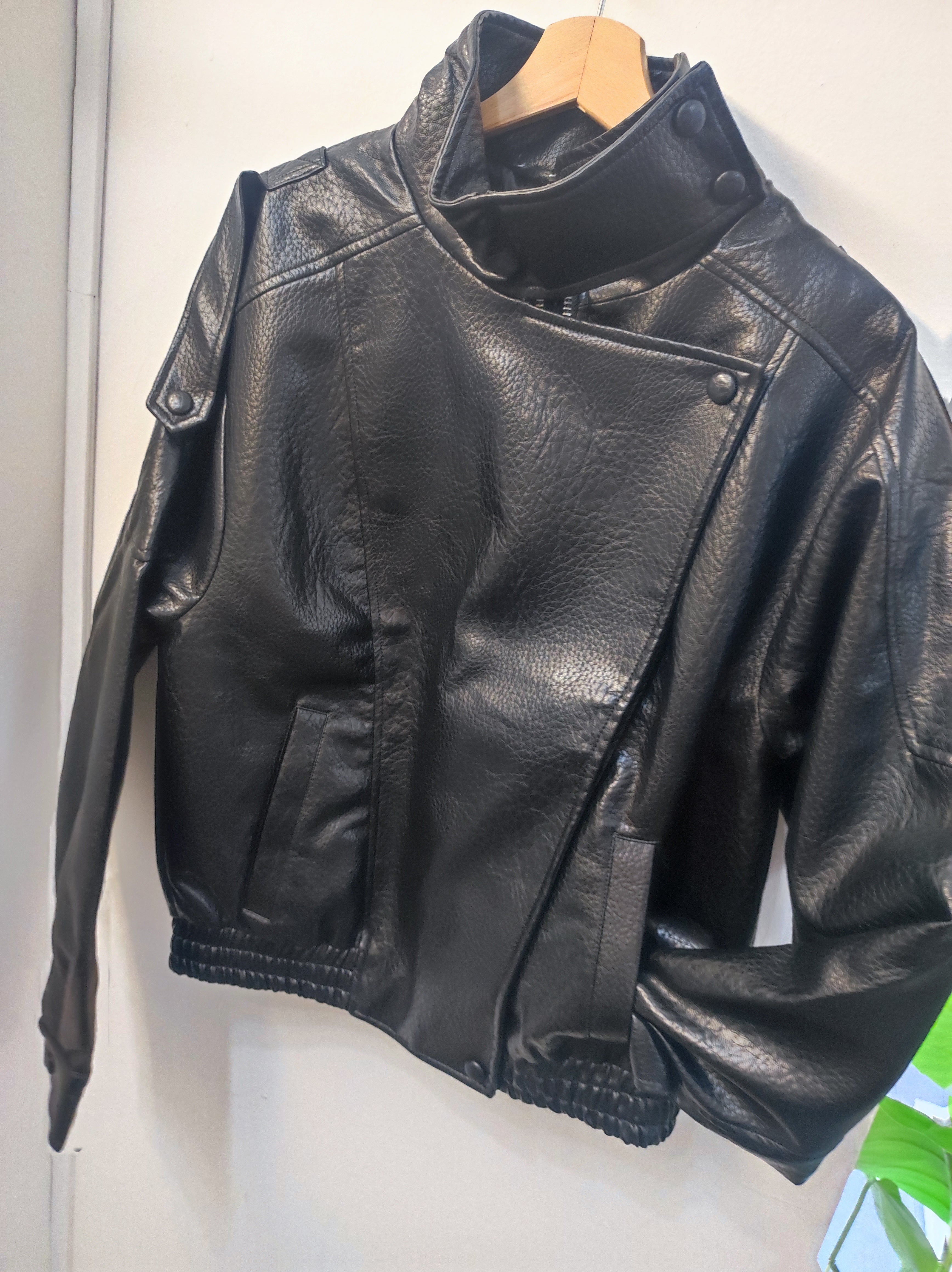 NUOVA COLLEZIONE - Giacca ecopelle over