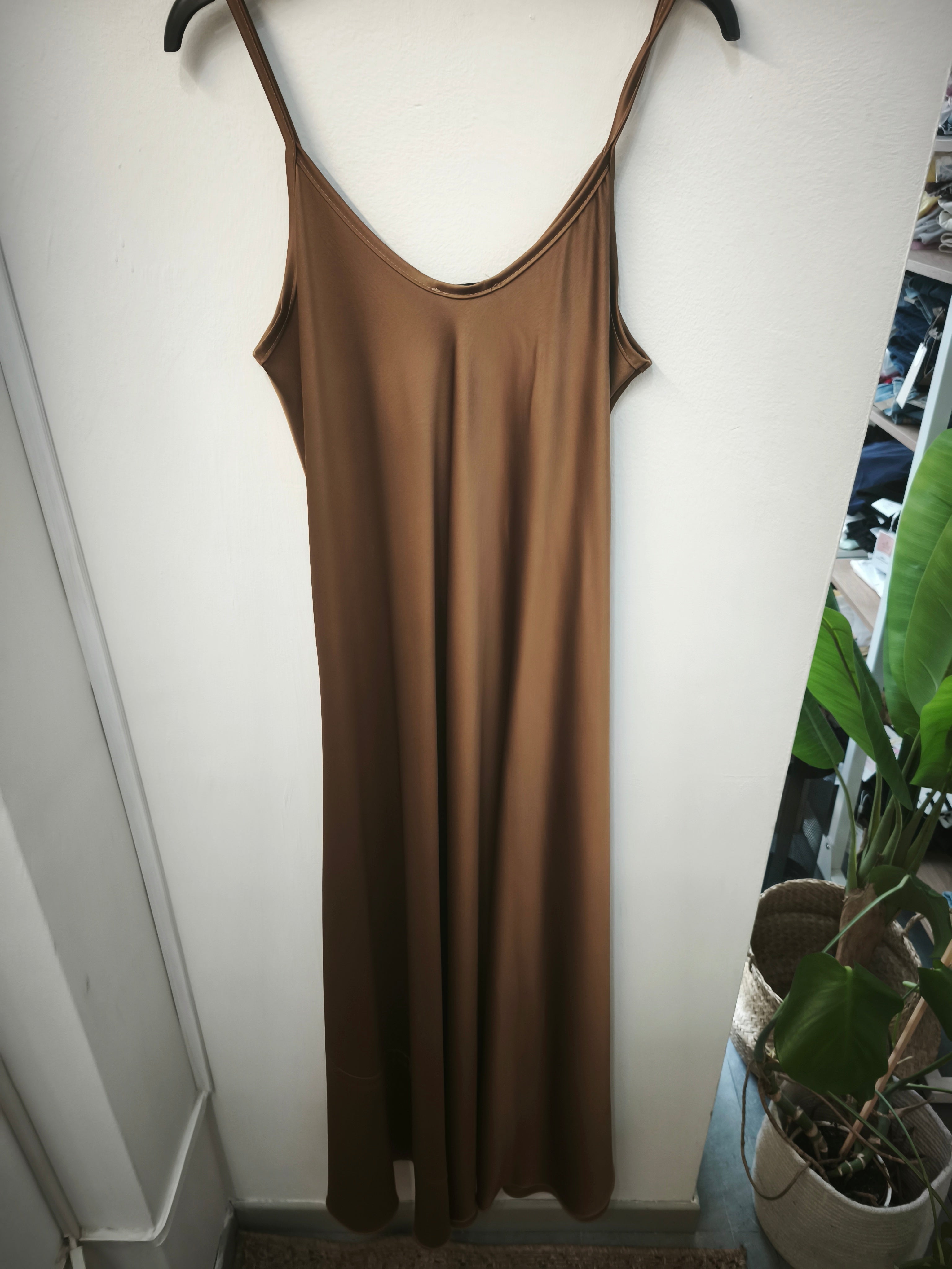 Abito sottoveste in raso