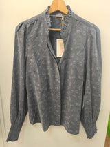 Camicia jeans e fiori NUMPH