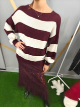 Maglione riga -flash feste-