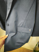 Blazer monopetto blu Ragno