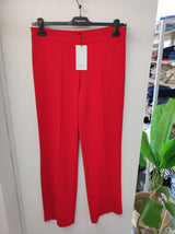Pantalone gamba palazzo rosso